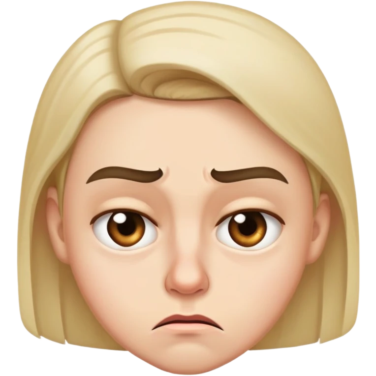 Original emoji disgusting look and raised eyebrow emoji