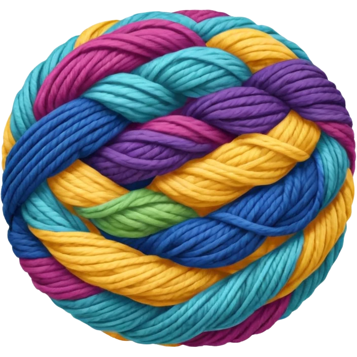 colorful ball of yarn emoji