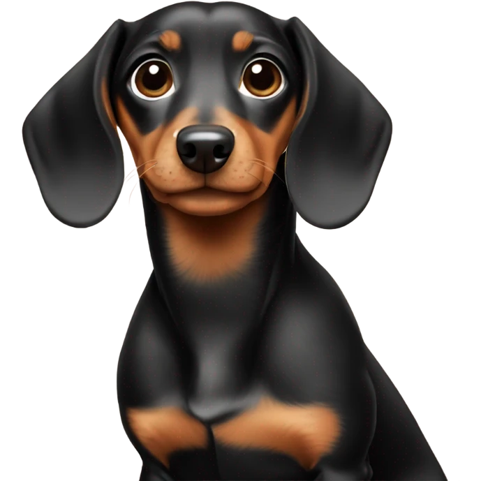 Dachshund puppy emoji