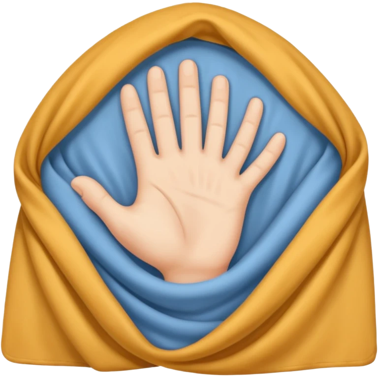 Something under the blanket emoji