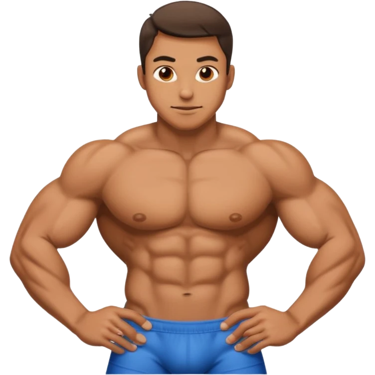 Man spreading ass cheeks emoji