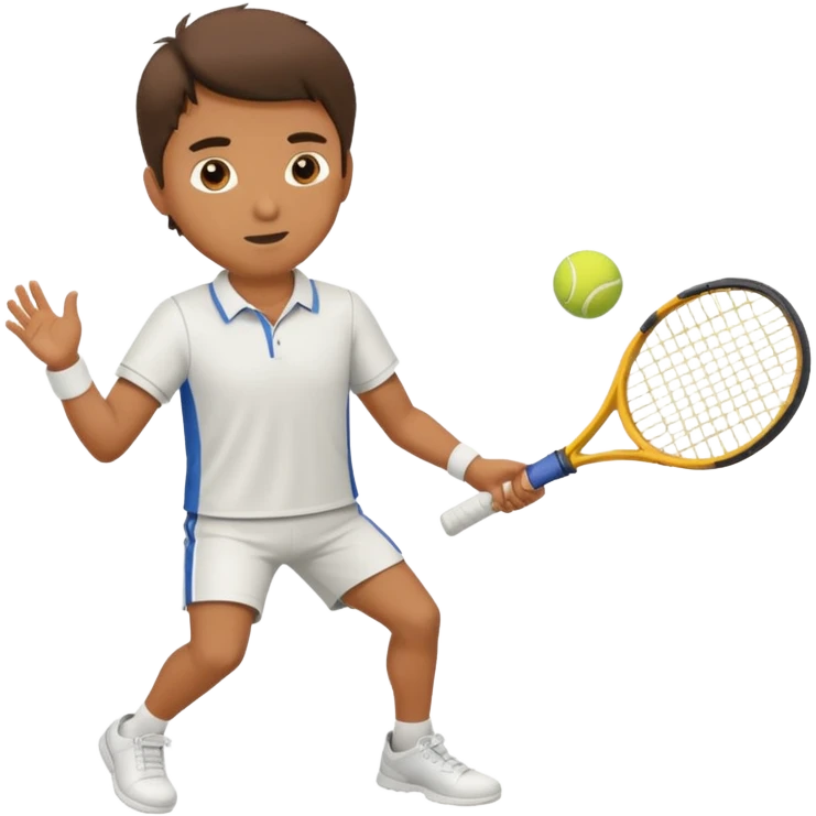 man playing tennis emoji