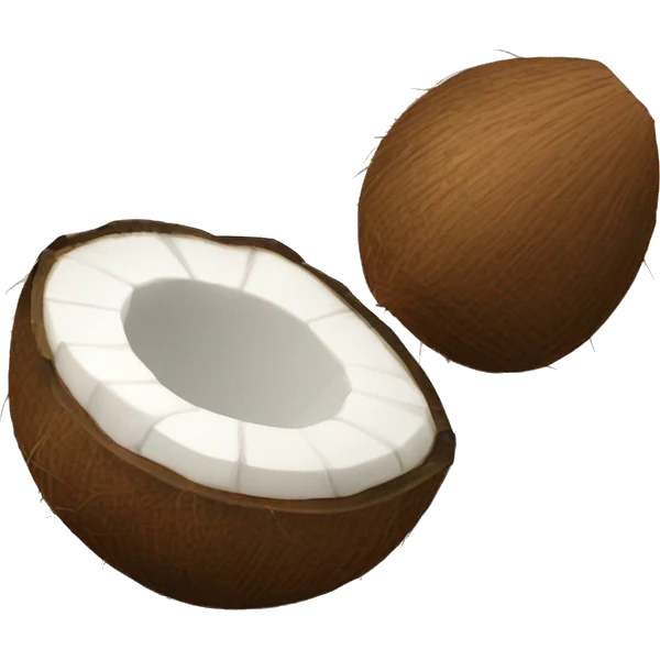 Coconut in bed  emoji