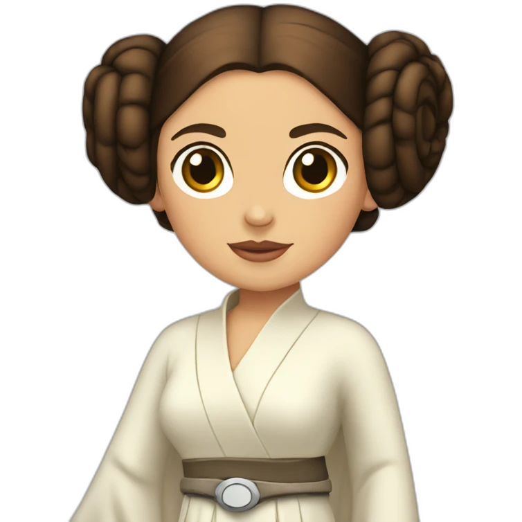 princess leia emoji