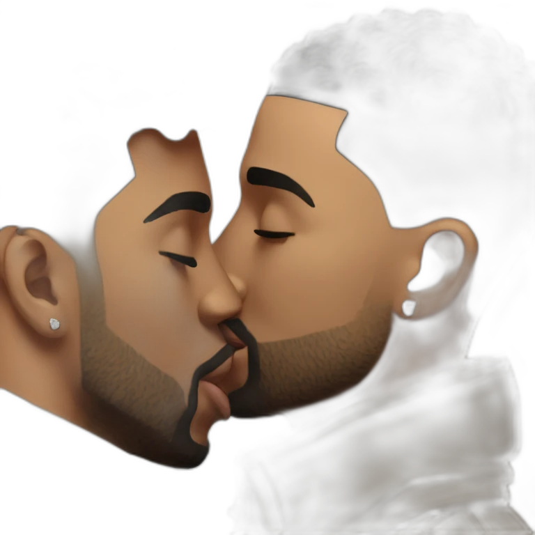 drake kissing 21 savage emoji