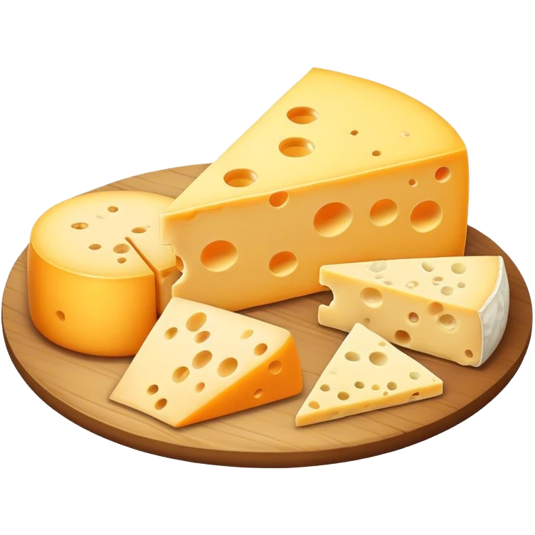 Assorted cheeses icon emoji