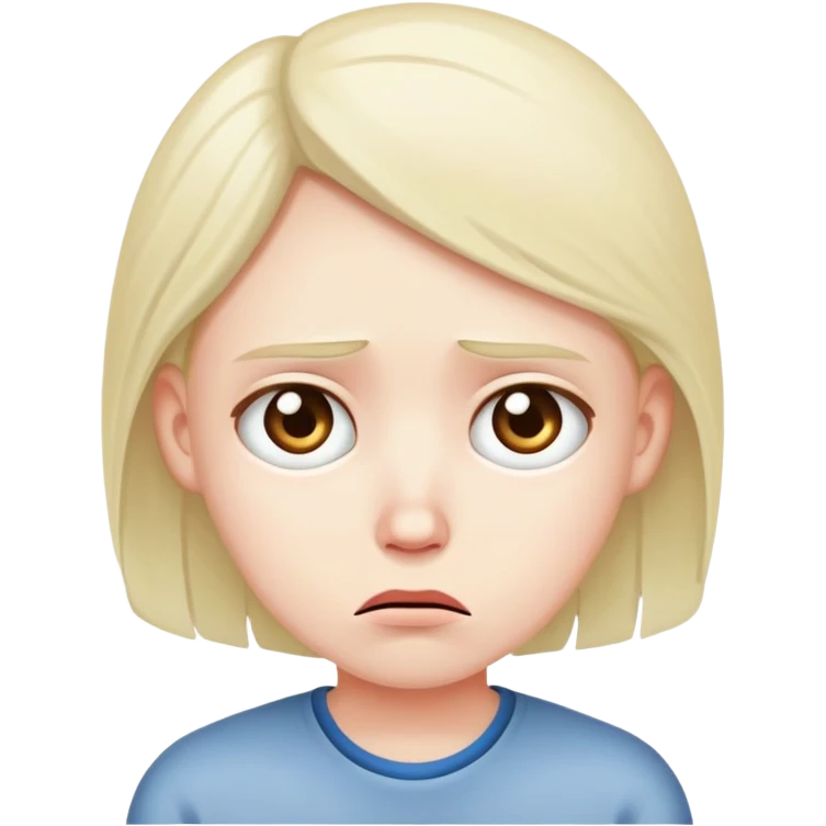disappointed and sad emoji