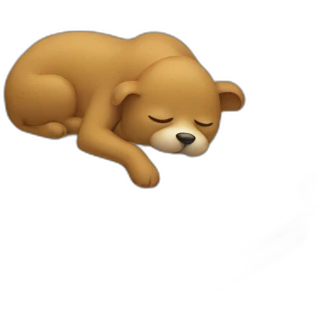 Sleeping humster emoji