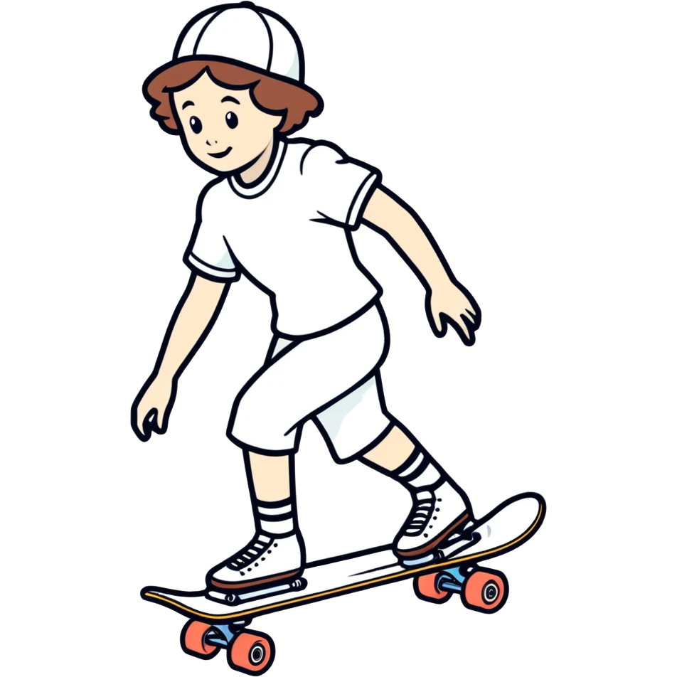 helen keller skateboarding emoji