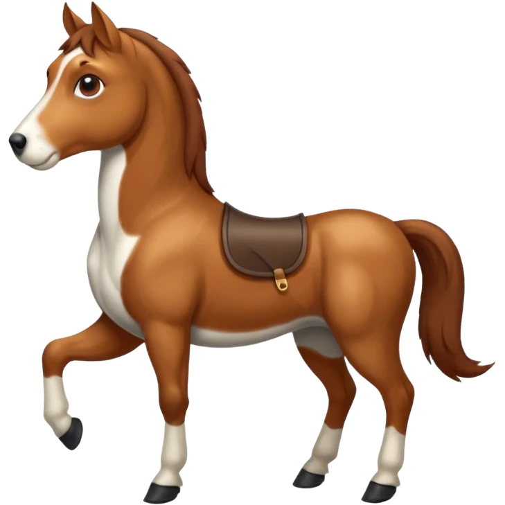 crossbreed of a beagle dog and a horse emoji