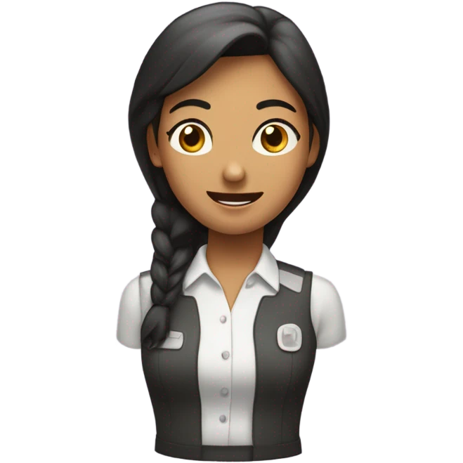 Dos chicas mirándose cerca  emoji
