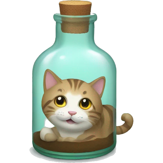 cat in the bottle emoji