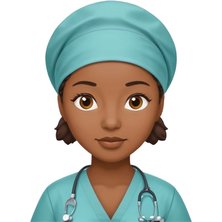 black woman surgeon emoji