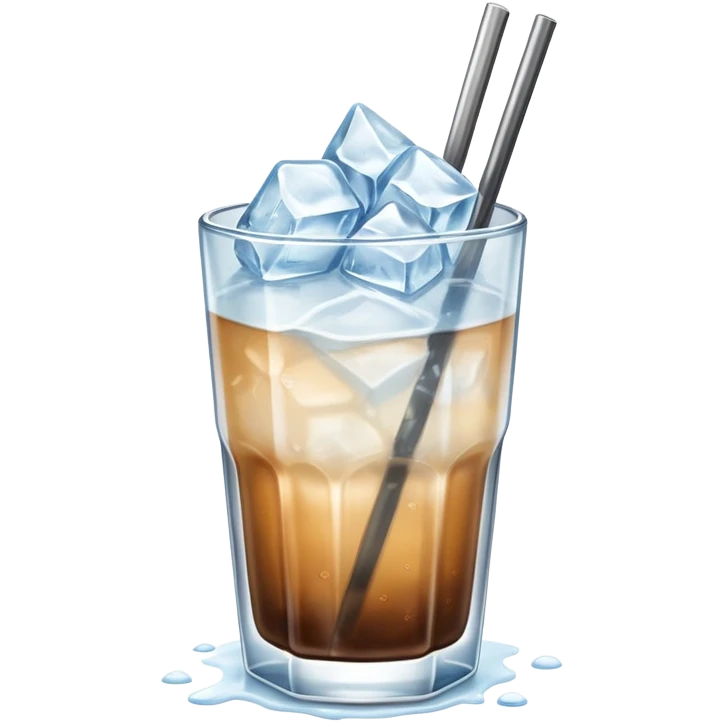 Cafe con hielo emoji