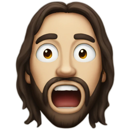 Jesus punch Satan emoji