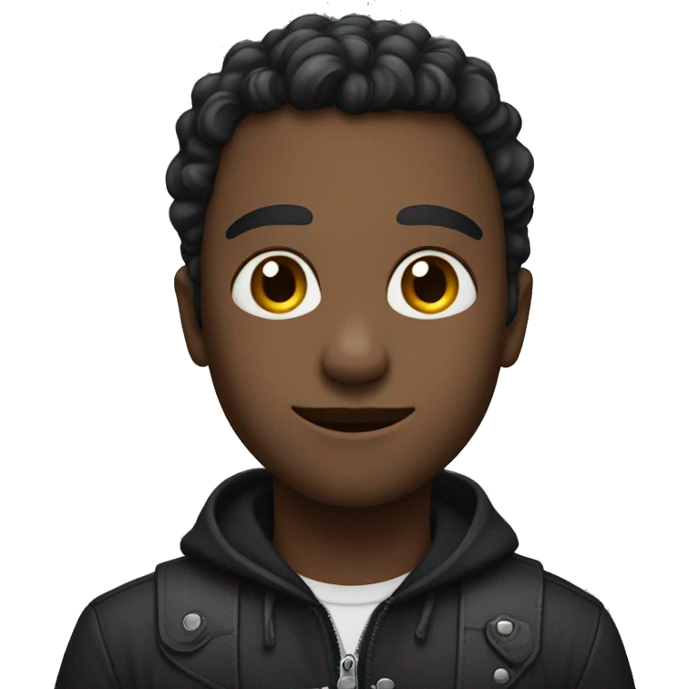 Love with love, fair guy , dark lady emoji