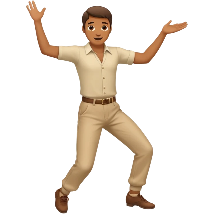 Le monsieur danse mobile emoji