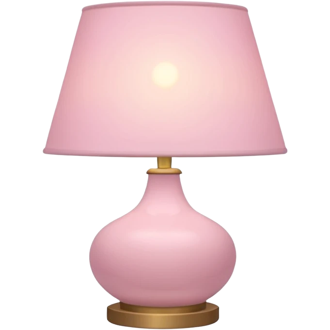 Lâmpada pastel pink emoji