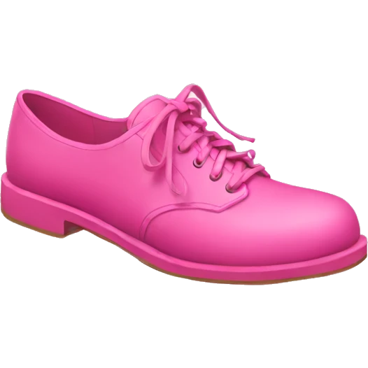 pink shoes emoji