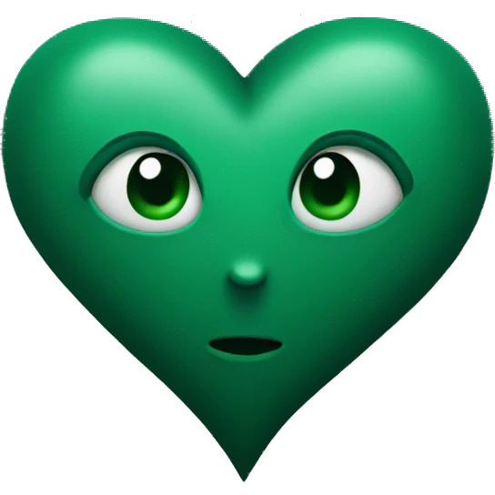 Dark Green Heart  emoji