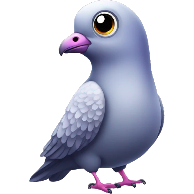 Disco pigeon emoji