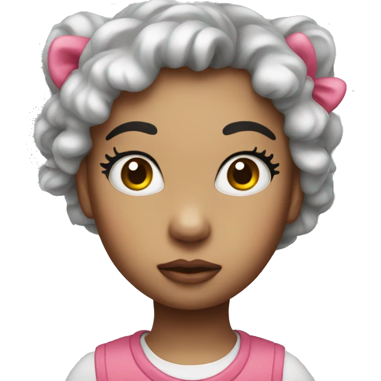 hello kitty rolling her eyes emoji
