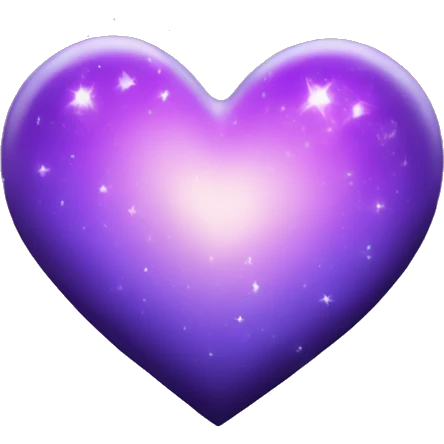 purple galaxy heart emoji