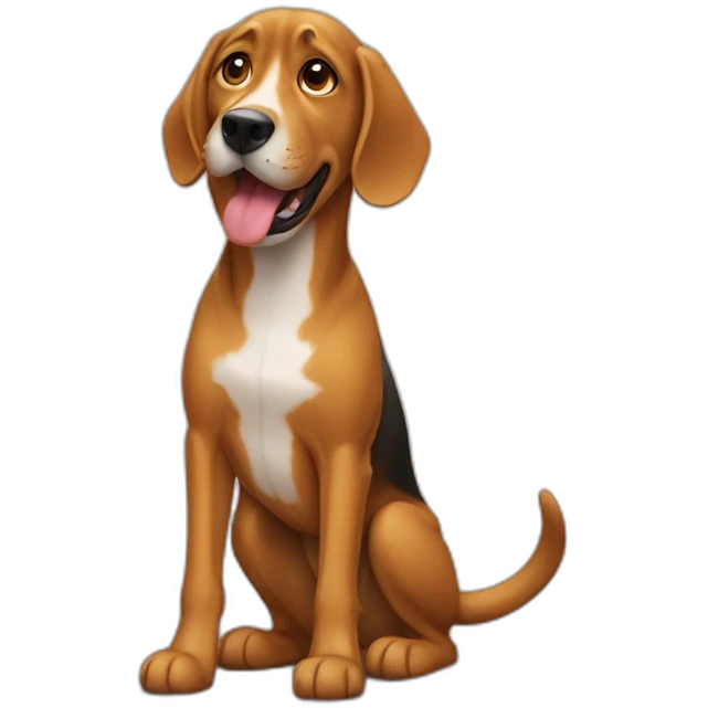 Chat sur chien emoji