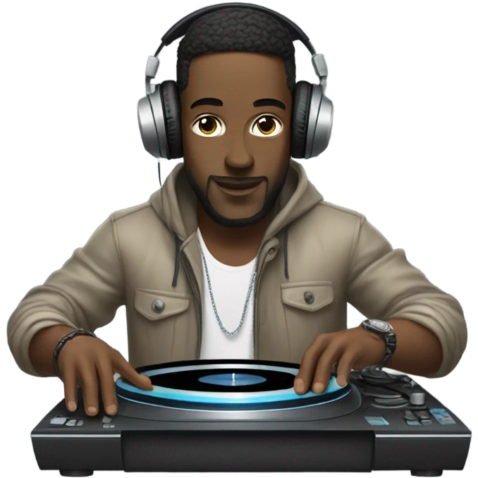 Dj taking a bow emoji