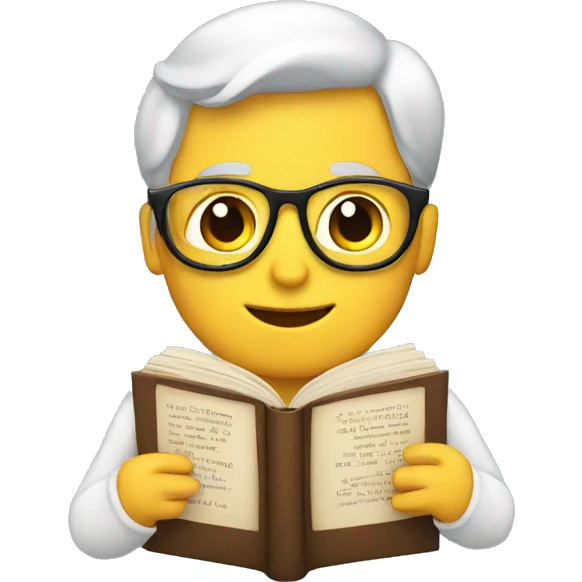 Book lover emoji