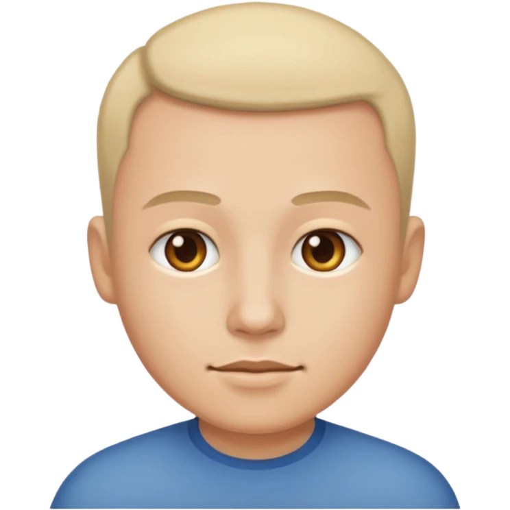 moins de cheveux emoji