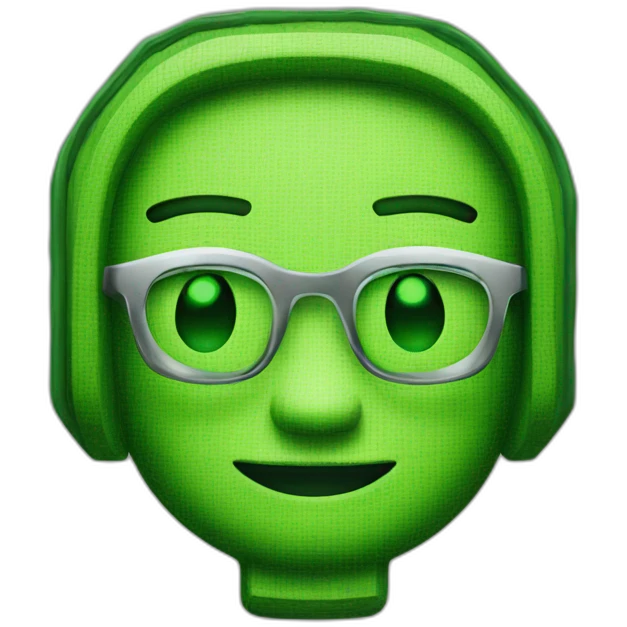 green code editor app logo emoji