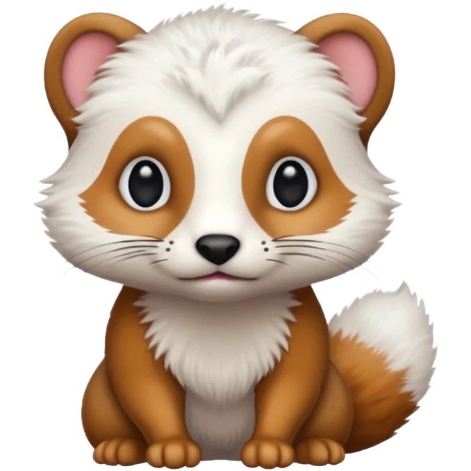Quiero crear unos emojis del animal armiño emoji