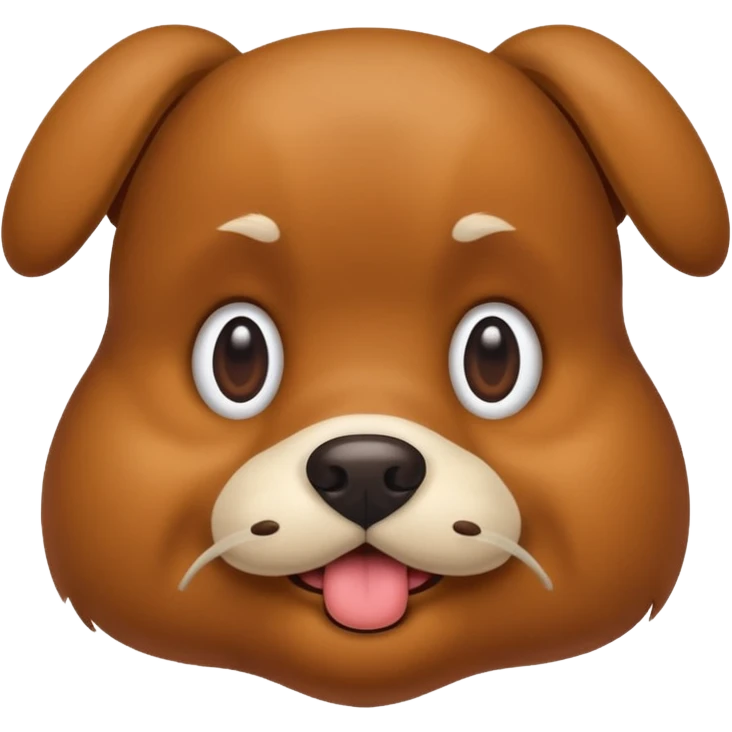 Pooping dig emoji