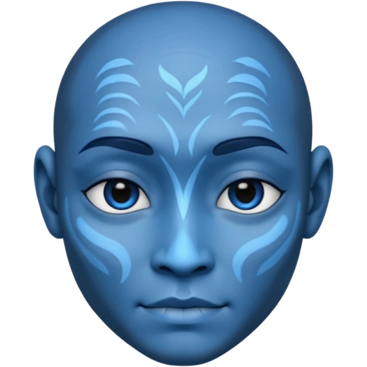 painted avtar emoji