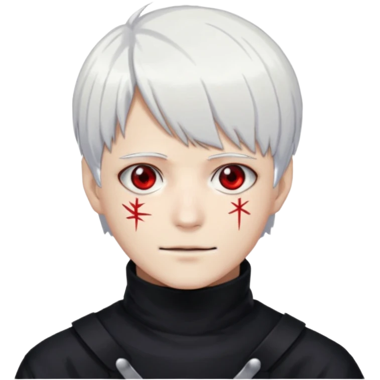 Faça o Ken Kaneki de Tokyo Ghoul emoji