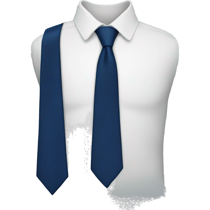 dark blue realistic tie emoji