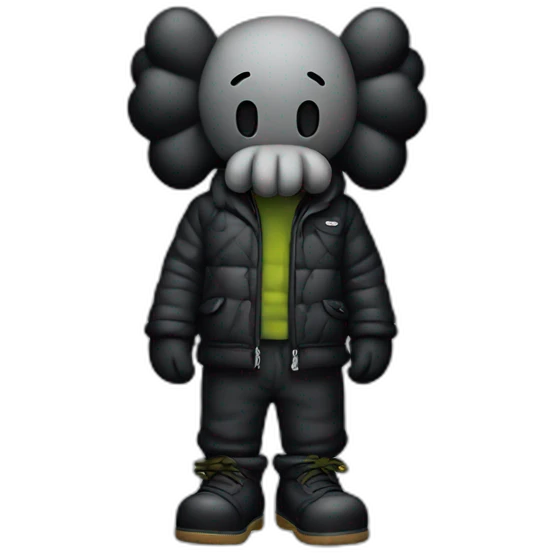 Pelle kaws emoji