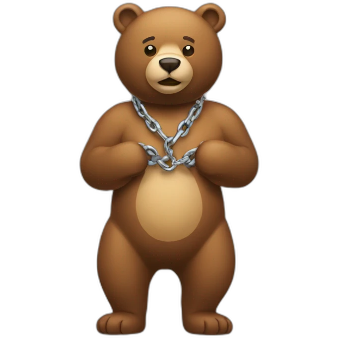 bear chain emoji