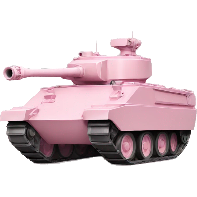 Light pink tank emoji