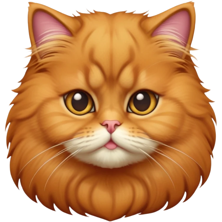 cinematic-adorable-big-eyed-fluffy-solid ginger-persian-cat-portrait-emoji,-head-tilted-playfully-with-a-sweet-expression,-fluffy-solid ginger-fur,-simplified-yet-irresistibly-cute-features-with-large,-expr emoji
