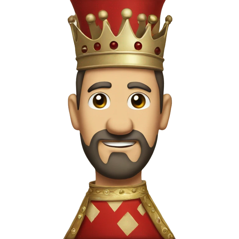 deck of cards, king emoji