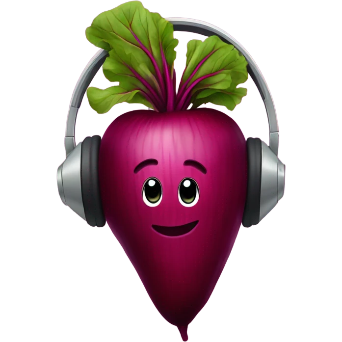 a beat wearing headphones emoji