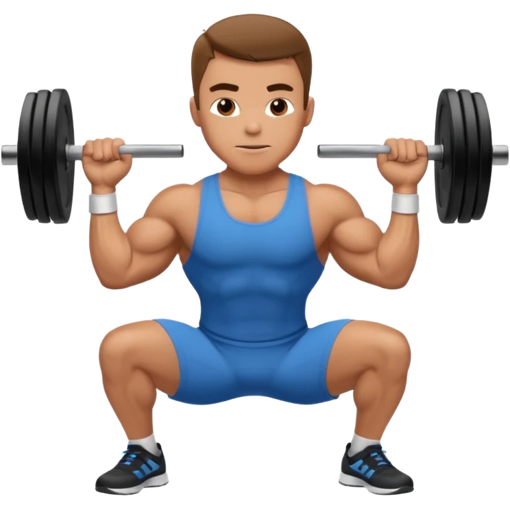 muscle man workout emoji
