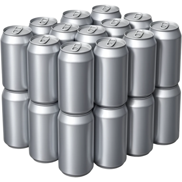 stack of many beer cans emoji
