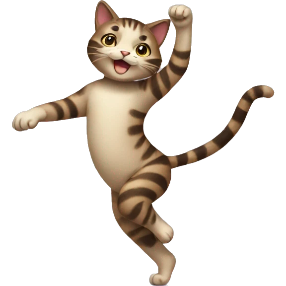 Dancing cat emoji
