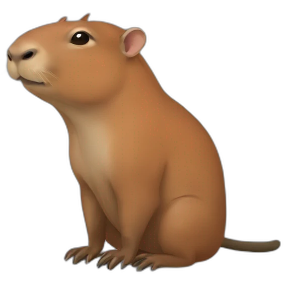 Capibara on 🐊 emoji