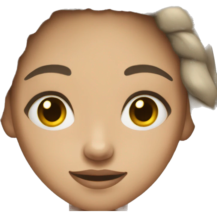 girl student with light skin emoji
