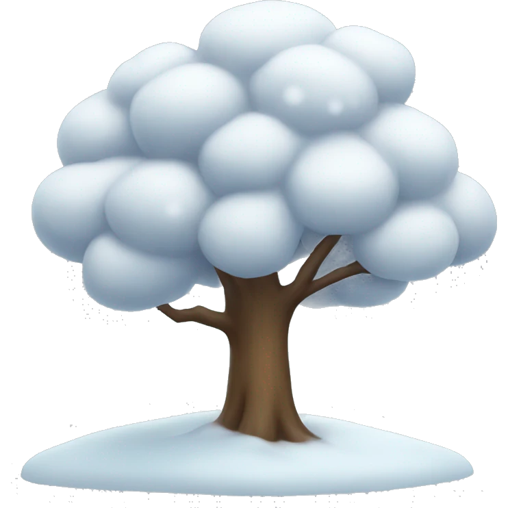 Snow tree emoji