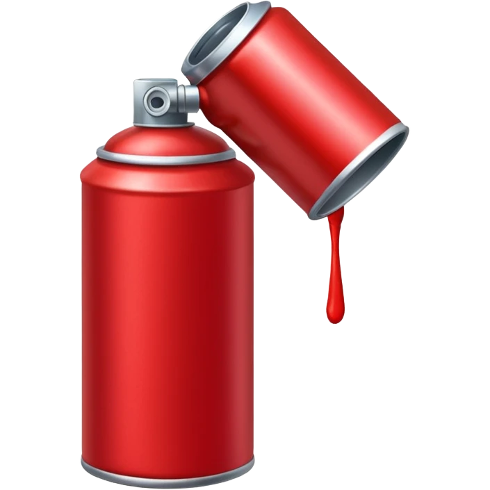 red Spray Paint Can emoji
